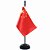 Bandeira De Mesa China 14x21 cm com pedestal - Imagem 1