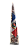 Bandeira De Mesa Município de Teresópoli 14x21 cm com pedestal - Imagem 3