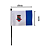 Bandeira de Mesa Cidade Niterói 14x21 cm com pedestal - Imagem 2