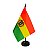 Bandeira De Mesa Bolívia 14x21 cm com pedestal - Imagem 2