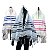 Talit Estola Judaico grande 180x110 cm importado + Bolsa de Transporte - Imagem 1