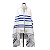 Talit Estola Judaico grande 180x110 cm importado + Bolsa de Transporte - Imagem 2