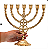 Kit Altar Luxo: Arca da Aliança 30cm, Candelabro Menorah e Estrela de Davi - Imagem 4