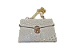 Bíblia Bolsa Couro da Mulher Legítimo ARC Branca Couro Luxo - Imagem 3