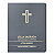 Bíblia Sagrada Cruz Cinza Média | ARC | Letra Maior | Harpa Avivada e Corinhos | Capa Premium Luxo - Imagem 1