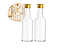 Kit 10 Garrafinhas Vidro 50ml Tampa Dourada - Imagem 3