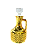 Distribuidor de Azeite de Vidro Dourado 370 ml - Imagem 1
