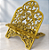 Porta Bíblia, Suporte Para Bíblia Plástico Dourado 29cmx22cm - Imagem 3