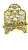 Porta Bíblia, Suporte Para Bíblia Plástico Dourado 29cmx22cm - Imagem 5