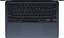 MacBook Air 13,6" - M3 - 16GB - 512GB SSD - Meia-noite ․ - Imagem 2