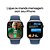 Apple Watch Series 10 46mm GPS - Caixa Alumínio Prateada Pulseira Denim Sport Band ․ - Imagem 3