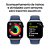 Apple Watch Series 10 46mm GPS - Caixa Alumínio Prateada Pulseira Denim Sport Band ․ - Imagem 4