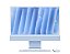 iMac 24" M4 - 16GB (CPU 8 | GPU 8) - 256GB SSD - Azul ․ - Imagem 1