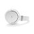 Fone de Ouvido Bluetooth Branco com Prata | Elite Bass Headphone iWill ․ - Imagem 2