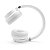 Fone de Ouvido Bluetooth Branco com Prata | Elite Bass Headphone iWill ․ - Imagem 4