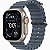 Apple Watch Ultra 3 GPS+Cellular - Caixa natural de titânio de 49mm - Pulseira Oceano azul-âncora - Imagem 1
