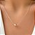 COLAR LISO ESFERA 8 MM BANHADO A OURO - Imagem 3