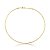COLAR CHOKER COM ARO LISO BANHADO A OURO - TAM 35 - Imagem 1