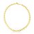 COLAR CHOKER COM ESCAMAS DE PEIXE LISAS BANHADO A OURO - TAM 30 - Imagem 1
