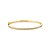 BRACELETE UMA FILEIRA COM ZIRCÔNIAS BRANCAS BANHADO A OURO - Imagem 1