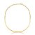 COLAR CHOKER ARO LISO CURVO BANHADO A OURO - TAM 35 - Imagem 1