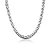 COLAR CHOKER LISO MALHA ESTEIRA MALEAVEL BANHADO A RODIO - TAM 35 - Imagem 1
