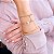 BRACELETE ALGEMA COM ARO QUADRADO E LISO BANHADO A OURO - Imagem 2