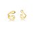 BRINCO EAR CUFF LISO CURVO BANHADO A OURO - Imagem 1