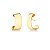 BRINCO EAR HOOK LISO BANHADO A OURO - Imagem 1
