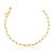 PULSEIRA MALHA CARTIER ELO LONGO BANHADO A OURO - TAM. 16 - Imagem 1
