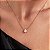 CONJUNTOS COM PINGENTE ZIRCONIA GOTA ABAULADO BANHADO A OURO - TAM 45 - Imagem 3
