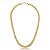 COLAR CHOKER LISO ELOS BANHADO A OURO - Imagem 1
