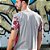 Camiseta com Estampa Floral Mescla e Vermelho - Imagem 2