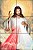 Painel Mosaico Católico Jesus Misericordioso Arte Sacra 40X60Cm 100% Azulejo Personalizado - Imagem 1