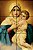 Painel Mosaico Mãe Rainha de Schoenstatt Arte Sacra 40x60cm - 100% Azulejo Personalizado Para Casas Capelas Igrejas Templos - Imagem 1