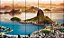 Painel Mosaico Pão de Açúcar Cidade Rio de Janeiro Paisagem Carioca 100x60cm  100% Azulejo Personalizado para Casas varandas Cozinha Recepção Restaurantes Áreas Gourmets - Imagem 1