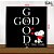 Azulejo decorativo God is good - quadrinho gospel em azulejo - Imagem 1