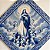 Painel Mosaico Nossa Senhora da Conceição Losango estilo Português Arte Sacra 60x60cm - 100% Azulejo Personalizado Para Casas Capelas Igrejas Templos - Imagem 1
