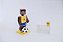 Brinquedo Interativo Acorda Coruja - Futebol Feminino - Amarelo - Imagem 1