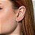 Brincos ear hook vírgula lisa - Imagem 2