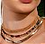 Colar choker baguetes color - Imagem 4
