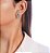 Brincos ear hook com zircônia lateral - Imagem 2