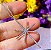Colar com pingente de estrela 8 pontas cravejada com zircônias cristal - Imagem 2