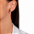 Brincos ear hook cravejados com zircônias cristal - Imagem 2