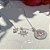 Conjunto colar e brincos argolinhas pingentes medalhas removíveis estrelas cravejadas com zircônias cristal - Imagem 5