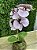 Arranjo de Orquídea Silicone Lilás com Roxo - Imagem 5