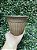 Vaso Polipropileno Marrom Trabalhado Pequeno - Imagem 3