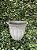 Vaso Polipropileno Branco Trabalhado Pequeno - Imagem 1