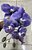 Galho de Orquídea Roxa Silicone P 70 cm - Imagem 6