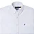 Camisa Ralph Lauren Masculina Custom fit Oxford Manga Curta Cor Branca - Imagem 2